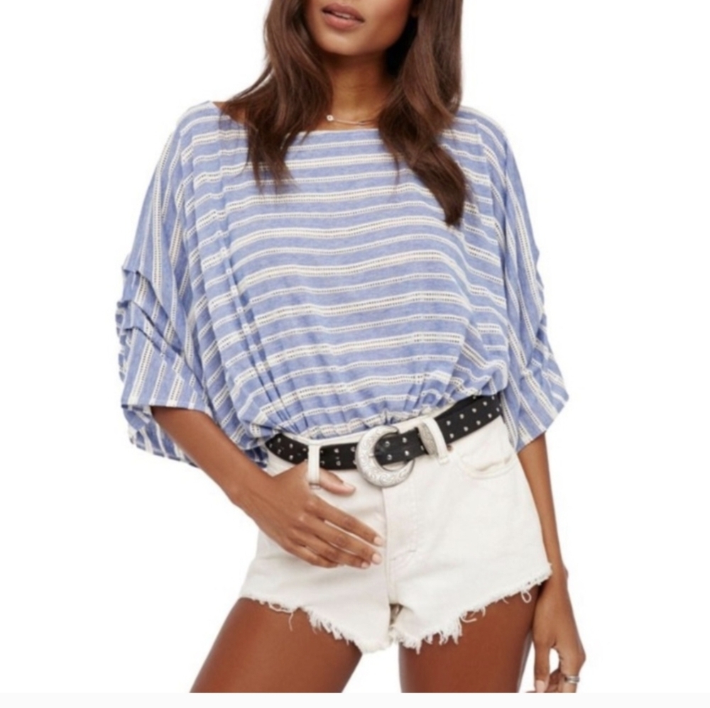 Free People  Azalea Striped Top Sz.XS NWT